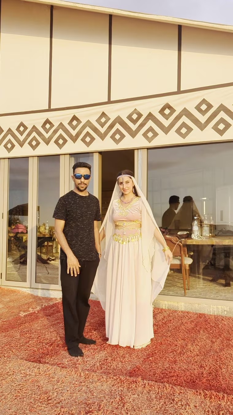 Desert bedouin costume concept